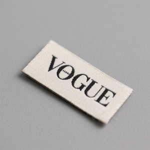 Étiquettes tissées personnalisées pour vêtements, étiquettes de composition des fibres, étiquettes de soin en satin et taffetas à coudre sur les vêtements - Product Image 3