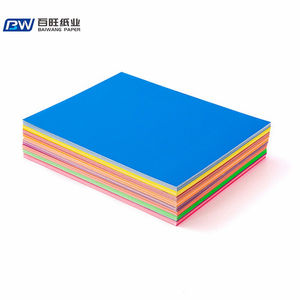 Vente en gros de carton fluorescent 250g de carton <span class=keywords><strong>dur</strong></span> Quadron Color <span class=keywords><strong>Origami</strong></span> Carton épais double face fait à la main pour enfants - Product Image 6