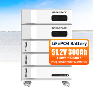 ระบบจัดเก็บพลังงานออลอินวัน 51.2V 10KWH 15KWH 10KW 12KW ระบบพลังงานแสงอาทิตย์สำหรับบ้าน MPPT แบตเตอรี่พลังงานแสงอาทิตย์ - Product Image 1