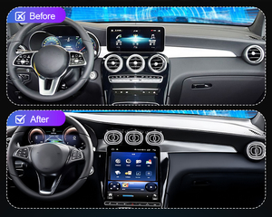 Autoradio Android Navihua 12,1'' avec GPS, nouveaux kits de mise à niveau Tesla pour Mercedes Classe C GLC 2015-2022, multimédia <span class=keywords><strong>Carplay</strong></span> - Product Image 6