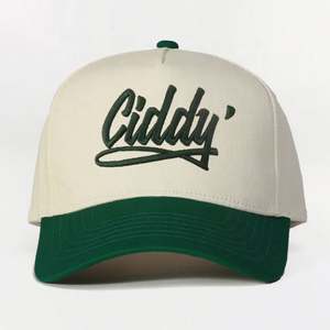 Gorro de Béisbol Deportivo Unisex de 5 Paneles, Bordado en Algodón, de Dos Tonos, para las Cuatro Estaciones, en Oferta - Product Image 3