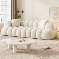 Moderno Sofá Seccional de Esquina en Forma de L y Z de Lujo, Muebles Minimalistas para Sala de Estar, Sofá Modular de Ocio para Salón y Hogar