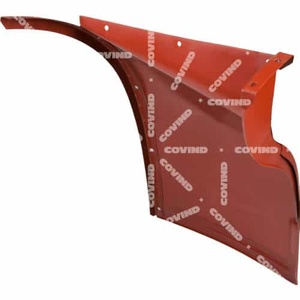 PROTECCIÓN TRASERA CONTRA BARROS, LADO DERECHO, LÁMINA ROJA, Apta para Iveco 130 (4674901) - Product Image 1