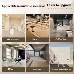 Thiết kế hiện đại nội thất/ngoại thất tường sơn chống ẩm đá lỏng kết cấu lớn slab lyme đá hiệu ứng - Product Image 5