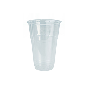 Vasos PLA biodegradables y compostables solo para bebidas frías, transparentes, 300/400 mL, 25 unidades/paquete - Product Image 1