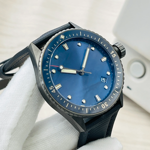 Reloj Deportivo de Moda para Hombre, de Titanio, con Calendario, Bisel Giratorio, Correa de Nailon Negra, Casual, para Exteriores - Product Image 3
