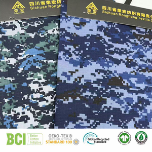 Tela de Camuflaje con Impresión Digital, 60% Algodón, 40% Poliéster, 45/2x45/2, 195GSM, Hilo Ripstop, Tela de Camuflaje del Ejército de la Marina de Bangladesh - Product Image 5