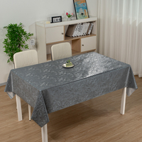 Nappe en PVC Perle Charbon Foncé RNPT, Housse de Table en Vinyle Imperméable, Anti-Taches d'Huile, Protection pour Table à Manger et Cuisine