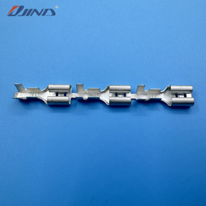Terminali Femmina JINDA 6.3mm 0.8 Opachi in Stagno, Connettore Faston in Ottone a Connessione Rapida, <span class=keywords><strong>Terminale</strong></span> a Forcella a Doppia Crimpatura - Product Image 6