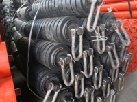 Rouleau de support en acier robuste SANS 1313 Standard pour l'exploitation minière sud-africaine, pour le transport de minerai d'or et de platine