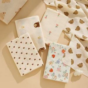Paño Envolvente para Bebé con Estampado de Dibujos Animados, Suave, de Gasa de Algodón Puro, Transpirable y Ligero - Product Image 2