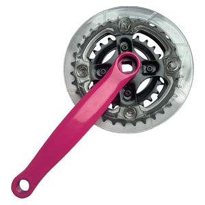 Conjunto de Pedal e Coroa Colorido de 170mm para Bicicleta Acessórios de Ciclismo - Product Image 2