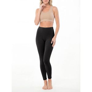 FOXA Womens Full Length Footless Leggings Skinny Pant Tights Stretch Cotton Spandex Knitted Standard Thickness - Product Image 2