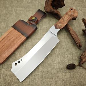Cuchillo Táctico de Supervivencia Personalizable Pioneer HK, Mango de Madera, Hoja Recta de Acero Inoxidable, para Caza - Product Image 5