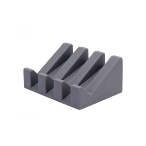 Self <b>Draining</b> Soap Bar Holder for Silicone Sink Container <b>Bathroom</b> Organiser Tray Non-slip Sink Sponges Holder - Product Image 1