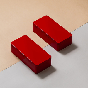 Bán Buôn Hình Chữ Nhật 235*110*65Mm Kim Loại Tinplate Hộp Nhà Tổ Chức Lưu Trữ <span class=keywords><strong>Tin</strong></span> <span class=keywords><strong>Container</strong></span> Cho Quà Tặng Kẹo Cookie Bao Bì Hộp - Product Image 4