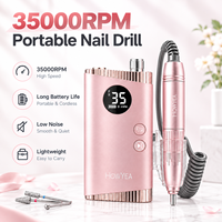 Lime à ongles électrique rose professionnelle pour manucure et pédicure, idéale pour salon et usage domestique, soin des ongles mignon