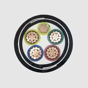 Hualian YJV22 6mm 0,6/1KV Conductor de cobre/aluminio de voltaje medio 90C Cable de alimentación estándar de temperatura de trabajo Turquía PVC aislado - Product Image 4