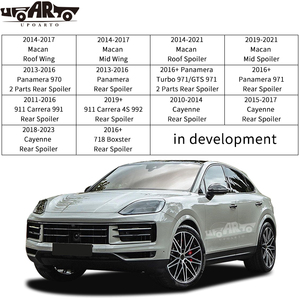Accessoires extérieurs Aileron de toit arrière de voiture Aileron central pour <span class=keywords><strong>Porsche</strong></span> Macan Panamera 911 <span class=keywords><strong>Cayenne</strong></span> 718 - Product Image 2