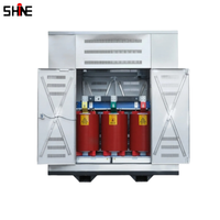 Transformateur de puissance sec triphasé/monophasé 10kV/0.4kV abaisseur 50kVA-600kVA 50Hz Refroidissement ONAN Norme IEC Capacités d'entrée 100V