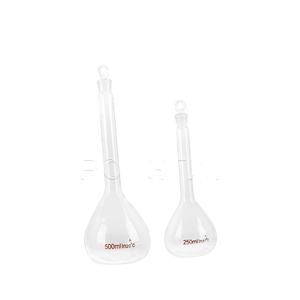 Alta Qualidade 5ML 10ML 250ML Volumétrico Flask Melhor Preço Marrom Transparente Água Teste Química Equipamento de Laboratório OEM Suporte - Product Image 4