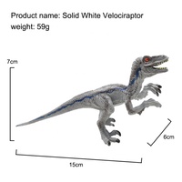 Modèle de dinosaure statique de simulation personnalisable en gros, 6,5 pouces, jouet décoratif, ensemble interactif cognitif parent-enfant