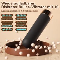 Mini-Bullet-Vibratoren mit kabelloser Fernbedienung, Silikon-Vibro-Ei, 10 Modi, leise, stark, wiederaufladbar für Sie.