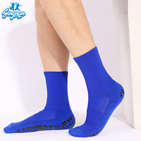 Chaussettes de sport pour hommes Chaussettes de football antidérapantes en silicone à tube moyen Chaussettes de football antidérapantes Absorbant la sueur Chaussettes de sport pour le football