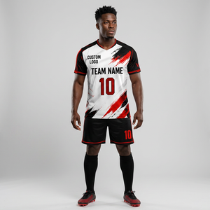 Camiseta Deportiva Personalizada de Fútbol con Nombre de Jugador, Diseño Deportivo, Secado Rápido, Transpirable, Impresión por Transferencia de Calor - Product Image 2