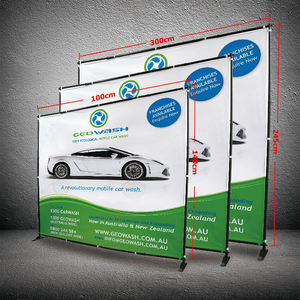 Soporte de Banner Portátil Ajustable de Aluminio Personalizado para Telón de Fondo, Formato Grande con Logotipo <span class=keywords><strong>ADMAX</strong></span> TE-15LF - Product Image 2