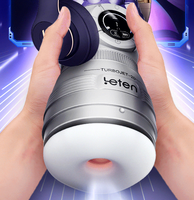 Aiersha 10 Fréquences Vibration Avion Coupe Électrique Hommes Pénis Sucer Masturbation Coupe Sex Toys
