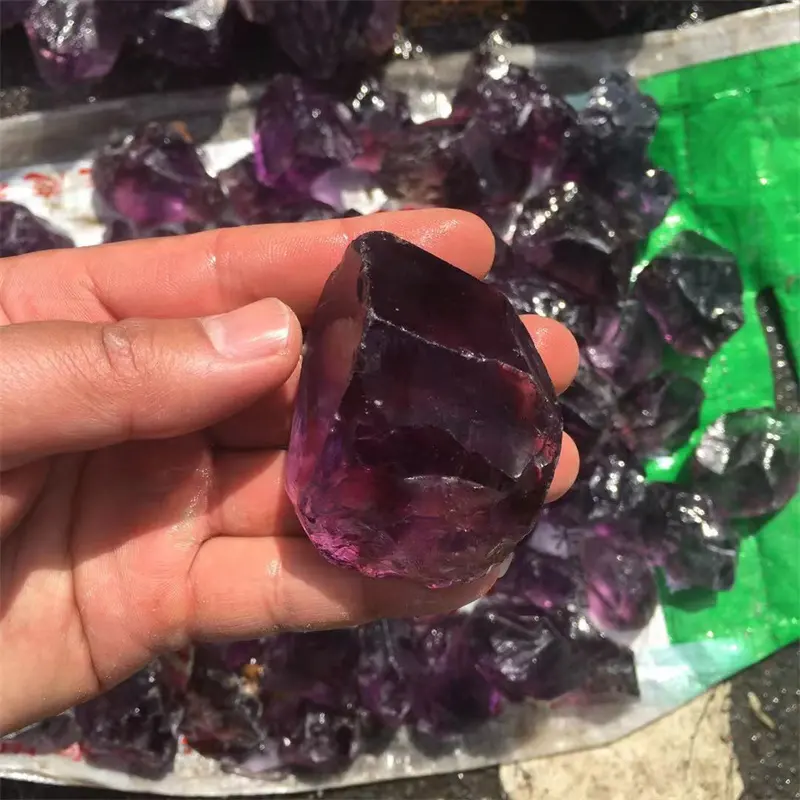 Amethyst Kristal Kuarsa Amethyst Alami Batu Alam Alam Ajaib Spesimen Mineral Batu Amethyst Kasar