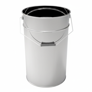 Cylindrical Metal <b>tin</b> container Agricultural Storage <b>Bucket</b> 270mm Diameter x 450mm Height - Product Image 2