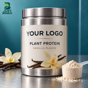 Poudre de protéines en cartons présentoirs avec sachets, options de fabrication et d'emballage de marque personnalisée - Product Image 1