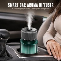 Diffuseur d'aromathérapie intelligent portable ODIS, 160 ml, grande capacité, vaporisateur de parfum électrique, diffuseur automatique de parfum pour voiture, rafraîchisseur d'air