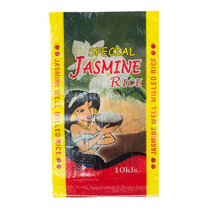 Sacs tissés en polypropylène laminé BOPP en gros de 5 kg, 10 kg, 25 kg, 50 kg pour l'emballage de riz basmati et de riz jasmin - Prix - Product Image 1
