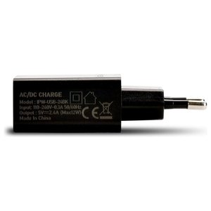 Chargeur USB Type-A POWER 12W Noir IPW USB 24BK - Product Image 4