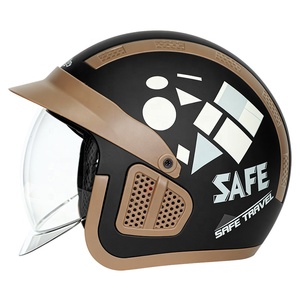 China Venta al por mayor <span class=keywords><strong>Casco</strong></span> de motocicleta <span class=keywords><strong>Vintage</strong></span> Montar Protector 3/4 Cap Cascos Para Moto <span class=keywords><strong>Casco</strong></span> Sicurezza 2025 NUEVO - Product Image 6