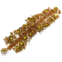 Fil de strass 3D pour mariée, accessoires capillaires à coudre en gros pour robe de mariée, bal de promo, décoration de vêtements WHD219