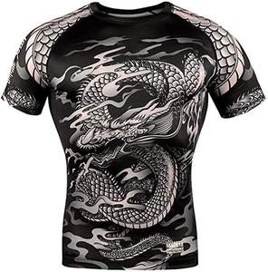 T-<span class=keywords><strong>shirt</strong></span> de compression personnalisé avec impression par sublimation, t-<span class=keywords><strong>shirt</strong></span> d'entraînement, vêtements de sport, t-<span class=keywords><strong>shirt</strong></span> de sport, vêtements de gym, haut de boxe - Product Image 5