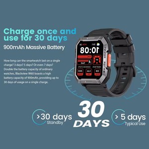 Смарт-часы Blackview W60 2024: Новинка, защищенные, с <span class=keywords><strong>HD</strong></span> TFT-дисплеем 2,01 дюйма, для активного отдыха, с аварийным освещением и функцией звонков по Bluetooth - Product Image 5