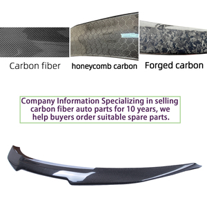 สปอยเลอร์หลังคาร์บอนไฟเบอร์ทรง PSM สำหรับ Q50 Q50S Q50L ปี 2013-2023 - Product Image 4