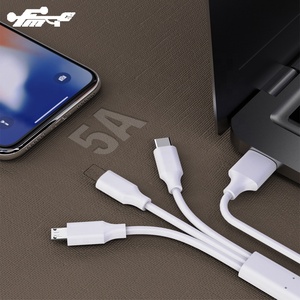 Đa dòng dữ liệu cáp <span class=keywords><strong>USB</strong></span> sạc nhanh sạc 3 trong 1 điện thoại di động 5A Mi Note 10 iPhone 11 Novo NA caixa Cổ Phiếu ban đầu TPE FMC - Product Image 6