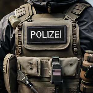 Factory Customized Embroidery <strong>Patch</strong> National Flag Logo France Portugal Germany UK Flag Hook and Loop OMQ - Product Image 2