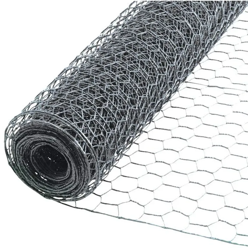 Hot dipped galvanized mighty double/triple twisted poultry cage hexagonal concrete wire mesh