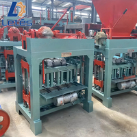 Vente directe d'usine, machine à briques à emboîtement par moulage par vibration, ligne de production de briques en ciment, machine à briques motorisée, machine à briques de pavage