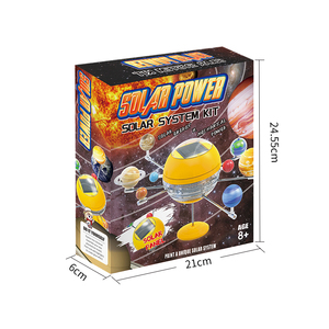 Set di Pittura del Sistema Solare Fai-da-Te, Materiali Didattici per l'Astronomia e i Pianeti, Giocattoli Educativi per la Scienza Solare - Product Image 6