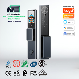 NB động cơ tuya Wifi Nhận dạng khuôn mặt khóa cửa thông minh xử lý Keyless truy cập ứng dụng kiểm soát thiết kế hiện đại cho khách sạn căn hộ - Product Image 4