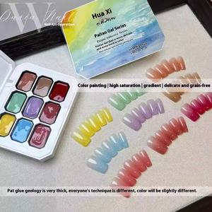 Haute Qualité Neuf-Grille Palette UV Vernis À Ongles Ensemble Professionnel Soak-Off DIY <span class=keywords><strong>Salon</strong></span> Patting Gel Designer Français LED Peinture Gel - Product Image 3