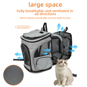 Mochila de Transporte para Mascotas con Impresión Personalizada, Aprobada por Aerolíneas, Lado Suave, Plegable, con Cremallera, Ligera y Portátil - Product Image 4